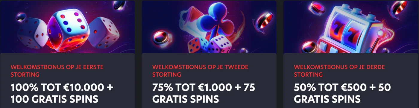 1RED Casino Welkomstbonus